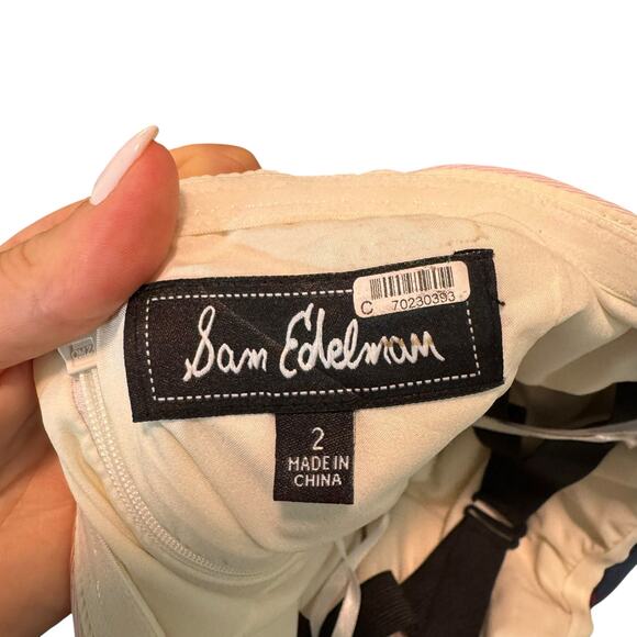 Sam Edelman Multicolor Stripe Bow Detail Strapless Fit & Flare Pencil Dress - Picture 12 of 14